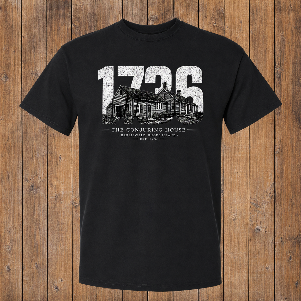 NEW LOGO 1736 Conjuring House T-Shirt (Black)