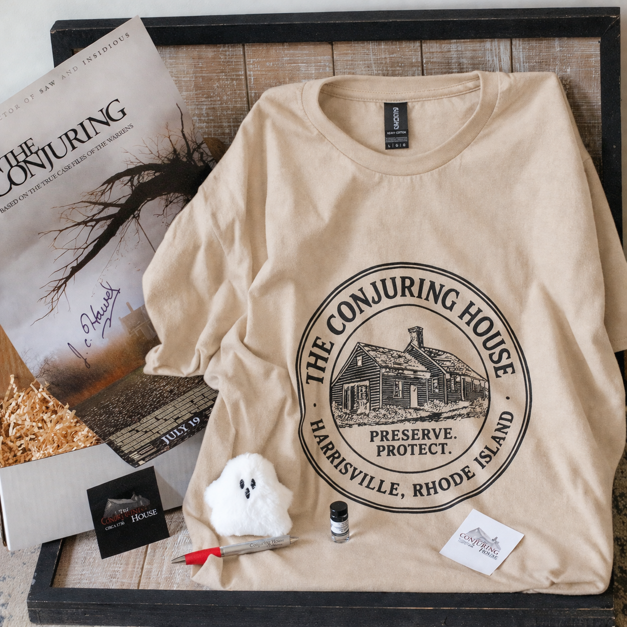 Save The Conjuring House Bundle Box! (Tan Shirt)