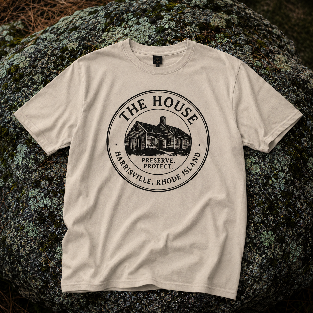 ROUND Save The Arnold Estate Tan T-Shirt
