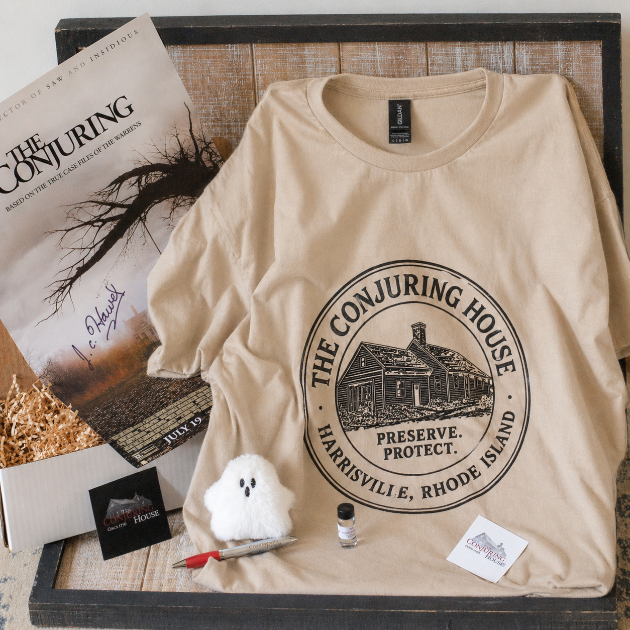 Save The Conjuring House Bundle Box! (Tan Shirt)