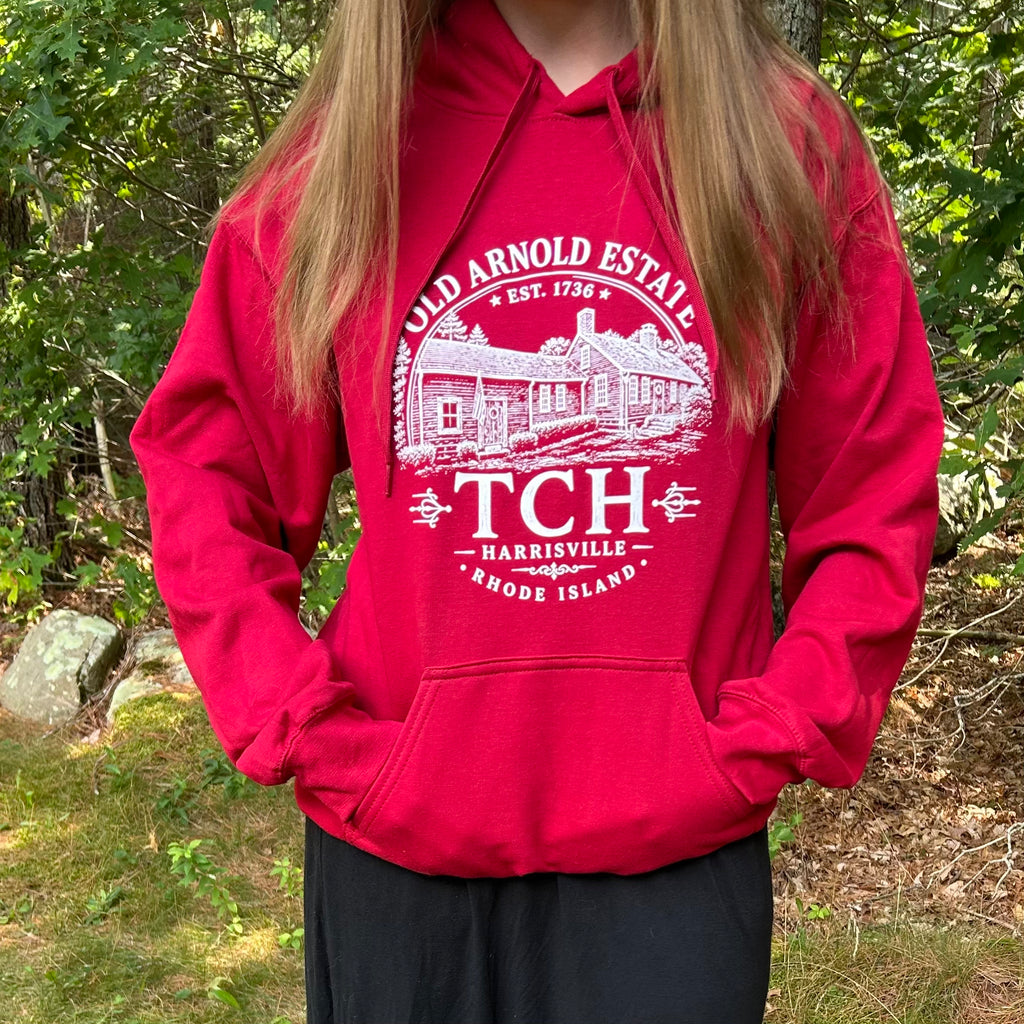 NEW! Support The Arnold Estate - CRANBERRY Hoodie!