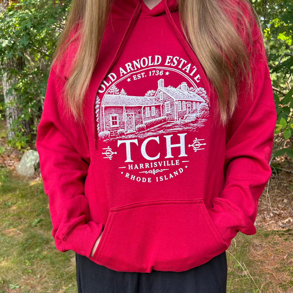 NEW! Support The Arnold Estate - CRANBERRY Hoodie!