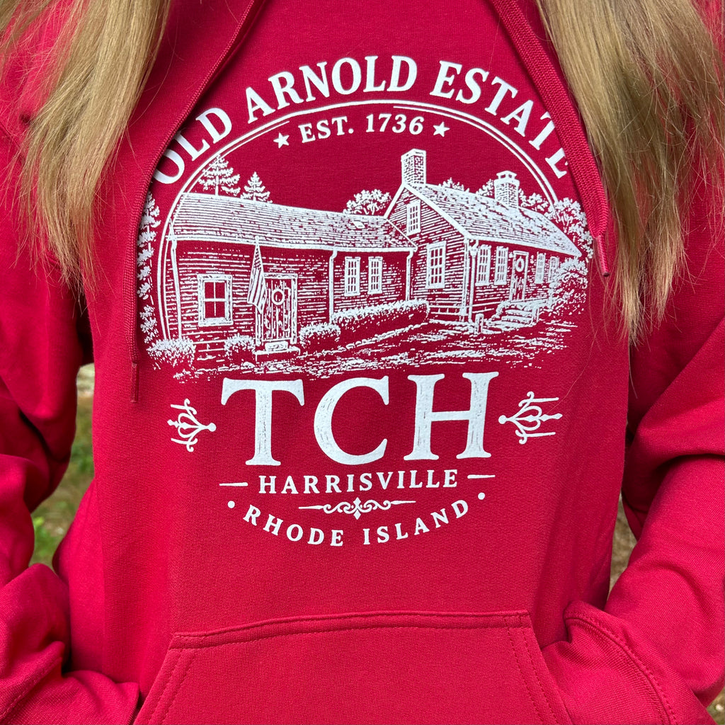 NEW! Support The Arnold Estate - CRANBERRY Hoodie!